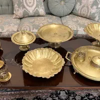 ظروف پذیرایی برنجی
