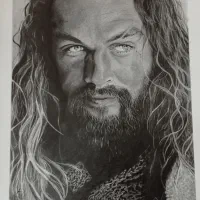 سفارش چهره سیاه قلم|تابلو، نقاشی، عکس|آبادان, |دیوار