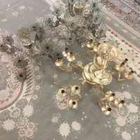 ۳عدد لوستر برنزی در حد آماده نصب