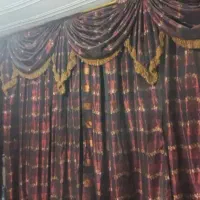 پرده مجلسی با حریر زیرش|پرده، رانر، رومیزی|یاسوج, |دیوار