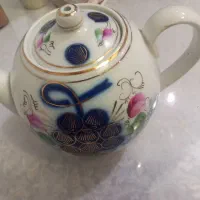 قوری قدیمی گل انگوری