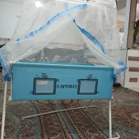 گهواره -اینه -چهار عدد شمعدان