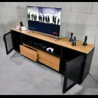 فلزی با استاتیک روی کار از چوب راش نراد mdf|بوفه، ویترین، کنسول|بابل, |دیوار