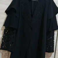 دوتا مانتو مشکی سایز ۴۲.۴۴ ۴۶