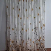 پرده حریر با برگهای پاییزی لطفا توضیحات رو مطالعه