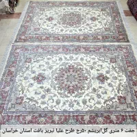 فرش دستباف کاشمر (طرح تبریز خطیبی و ُعلیا) جفت|فرش|تهران, شیراز|دیوار