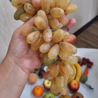 مجسمه دکوری به همراه میوه مصنوعی