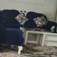 مبل ۷نفره پارچه ای رنگ سفید