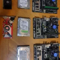 Mb giga Cpu intel g3250 ram 4g|قطعات و لوازم جانبی رایانه|تهران, بهار|دیوار