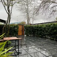 اجاره کلبه استخردار روباز vip|اجارهٔ کوتاه‌مدت ویلا و باغ|رشت, بلوار گیلان|دیوار