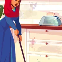 خانم هستم نظافتچی خدمات نظافت مهماندار دیزاینر