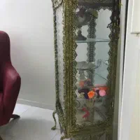 مینی بوفه برنجی پایه و میز برنجی|بوفه، ویترین، کنسول|تهران, آهنگ|دیوار