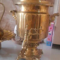 سماور وآفتابه ورشو لگن مسی