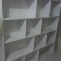 یک عدد شلف یا کتابخانه|کتابخانه، شلف، قفسه‌های دیواری|اهواز, کوی مهدیس|دیوار