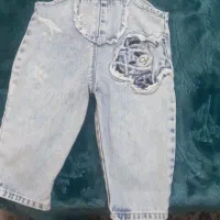 شلوار لی دو بنده