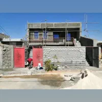 اجرا نمای ساختمان طرح سنگ و چوب|خدمات پیشه و مهارت|دهدشت, |دیوار