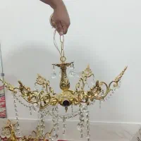 لوستر برنج طلای