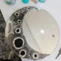 عکس آینه دکورلتیو ماه|آینه|آذرشهر, |دیوار