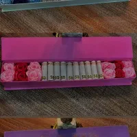 دسته گل روبانی باکس پول روبانی تخفیف روز مادر