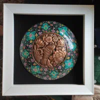 تابلو برجسته فلز تلفیق هنر|تابلو، نقاشی، عکس|بهشهر, |دیوار