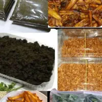 محصولات خانگی پیاز و سبزیجات آماده به طبخ