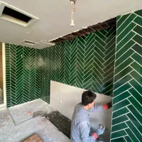 آجرلعابدار کاشی لعاب دار کاشی دست ساز|مصالح و تجهیزات ساختمان|هشتگرد, شهرک گلها|دیوار