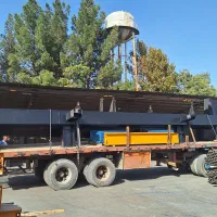 اسکلت فلزی  و سوله در کارخانه