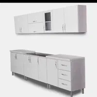 کابینت آماده کد 6 متری ویترین بلند