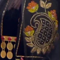 فروش لباس محلی مخمل کاردست همراه جلیقه|لباس|یاسوج, |دیوار