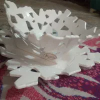 کاسه بشقاب چینیبا ابعاد۳۵در۳۵ تابلو ۷۰در۵۰