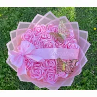 به مناسب روز مرد فروش انواع گل های روبانی و پروانه