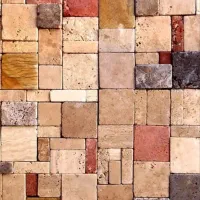 نصب سنگ آنتیک و کاشی بین کابینت