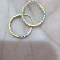 گوشواره حلقه ای تمیز