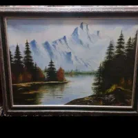 تابلو زنگ روغن منظره