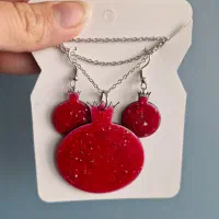 ست گردنبند و گوشواره خاص تک به قیمت عمده|بدلیجات|پاکدشت, پاکدشت (مامازند)|دیوار