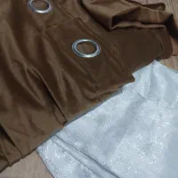 پرده پانجی جنس مخمل کالیفرنیا|پرده، رانر، رومیزی|مسجد سلیمان, |دیوار