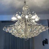 لوستر کریستالی ۲۴شاخه|لوستر و چراغ آویز|تهران, سبلان (لشگر)|دیوار