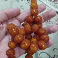 تسبیح کهربا اصل بو دار