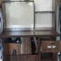 میز تحریر،میز تلفن،قفسه|کتابخانه، شلف، قفسه‌های دیواری|نیشابور, میدان حافظ|دیوار