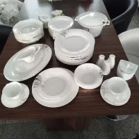 سرویس چینی بن آلمانی نقره کوب ظروف جهیزیه