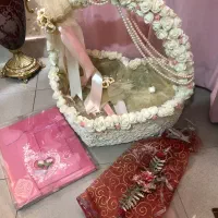 سبد بله برون با دفتر و توری کله قند