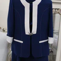 کت دامن سرمه ای