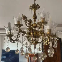 ۲ عدد لوستر ۸ شاخه برنز