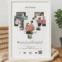 قاب عکس / تابلو موزیکال / چاپ عکس / دکور منزل|تابلو، نقاشی، عکس|بهارستان, |دیوار