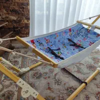 گهواره آسای بانوج مدل لاوین پلاس(دارای پشه بند)|تخت و صندلی بچه|رشت, کوی مهر|دیوار