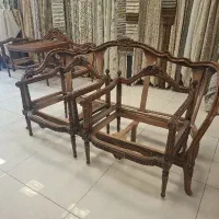 مبل فرانسوی رنگ شده