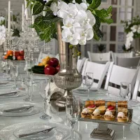 گلدان و سرویس پذیرایی آلمینیومی