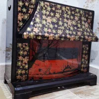 بخاری دوکش دار طرح کلبه