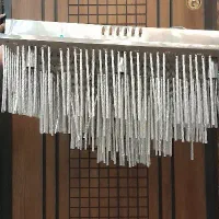 لوستر با  گوی کریستالی در ابعاد ۶۰×۶۰