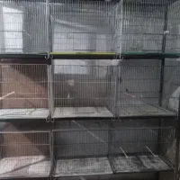 قفس جفت خان با پایه اهنی